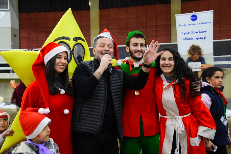 Saint Vincent de paul celebrating Christmas at Jesus & Mary school